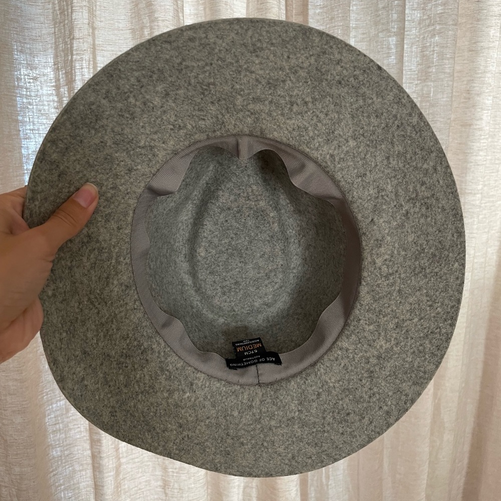 Gray Suede Fedora - image 2